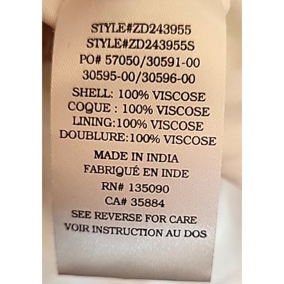 Z Supply White Poppy Peasant Lace Midi Dress Women's SM Summer Beach Wedding - Picture 12 of 13